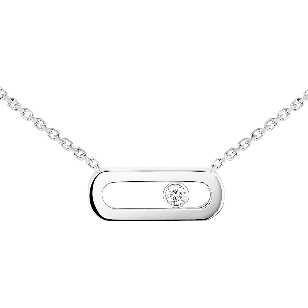 Gioiello in white gold Move Uno Necklace Messika