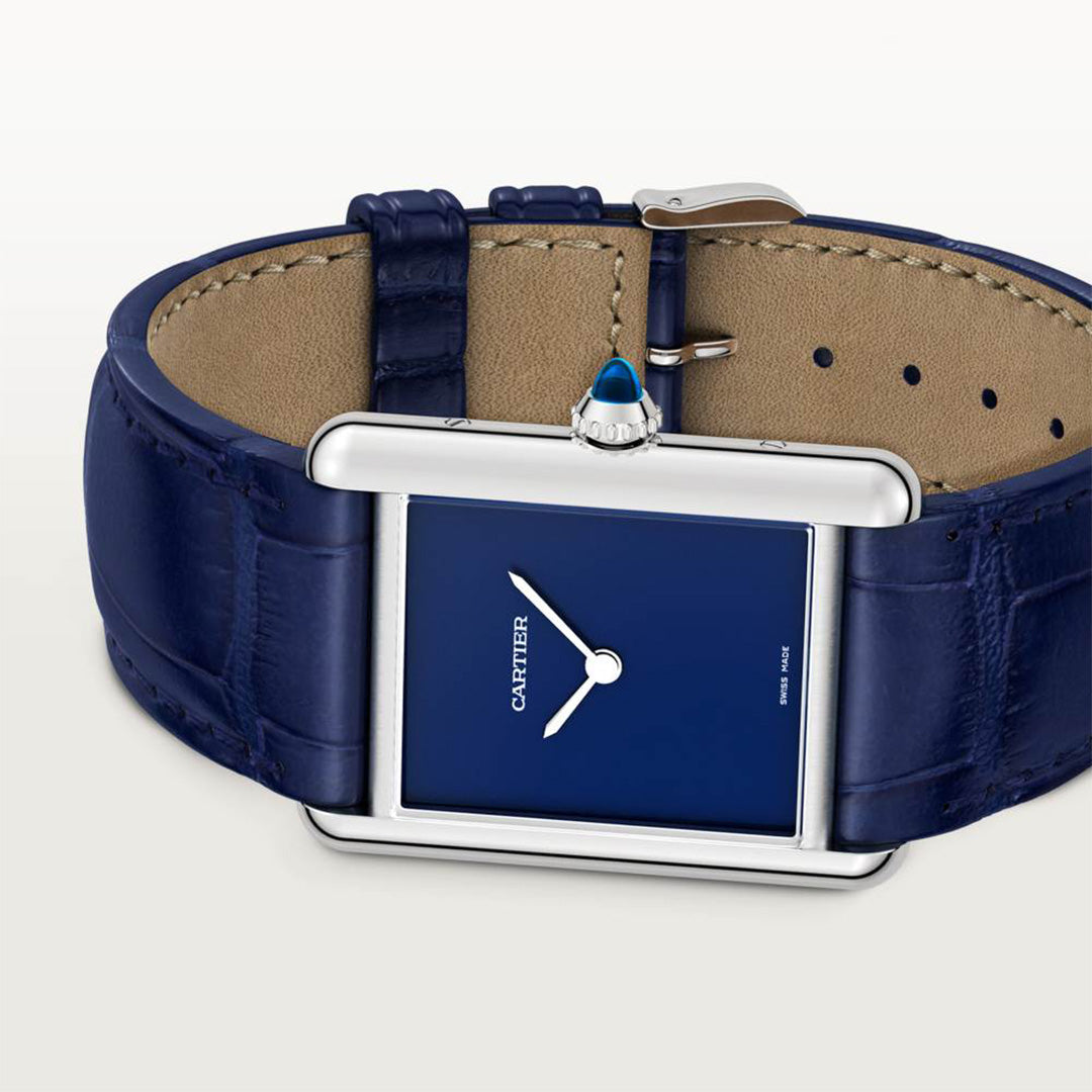 Watch in steel Tank Must Cartier