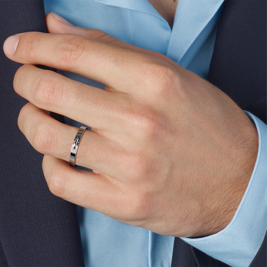 Ring in platinum Wedding Band Liens Évidence Chaumet