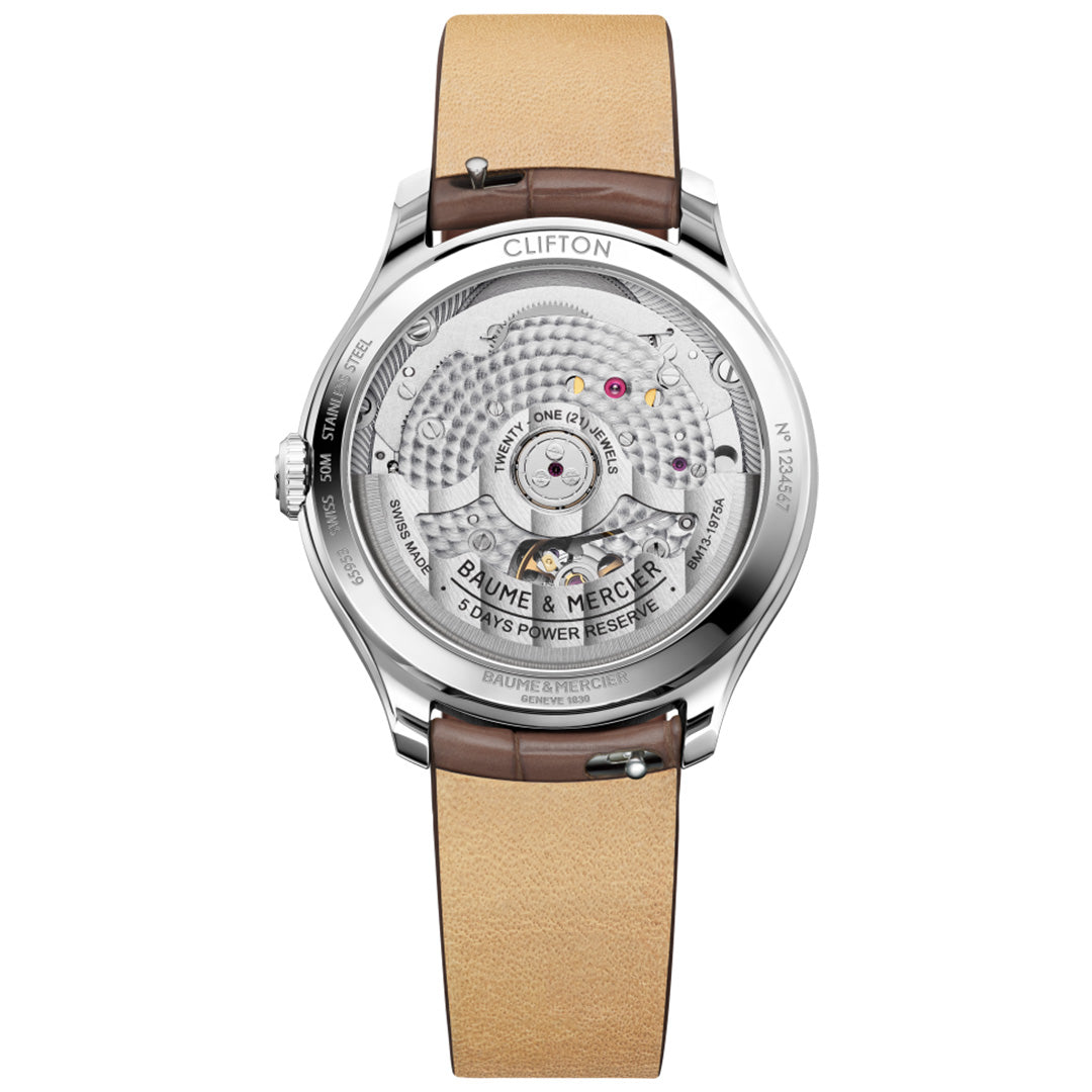 Watch in steel Clifton Baume et mercier