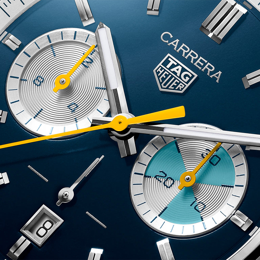 Orologio in acciaio Carrera Chronograph Tag heuer