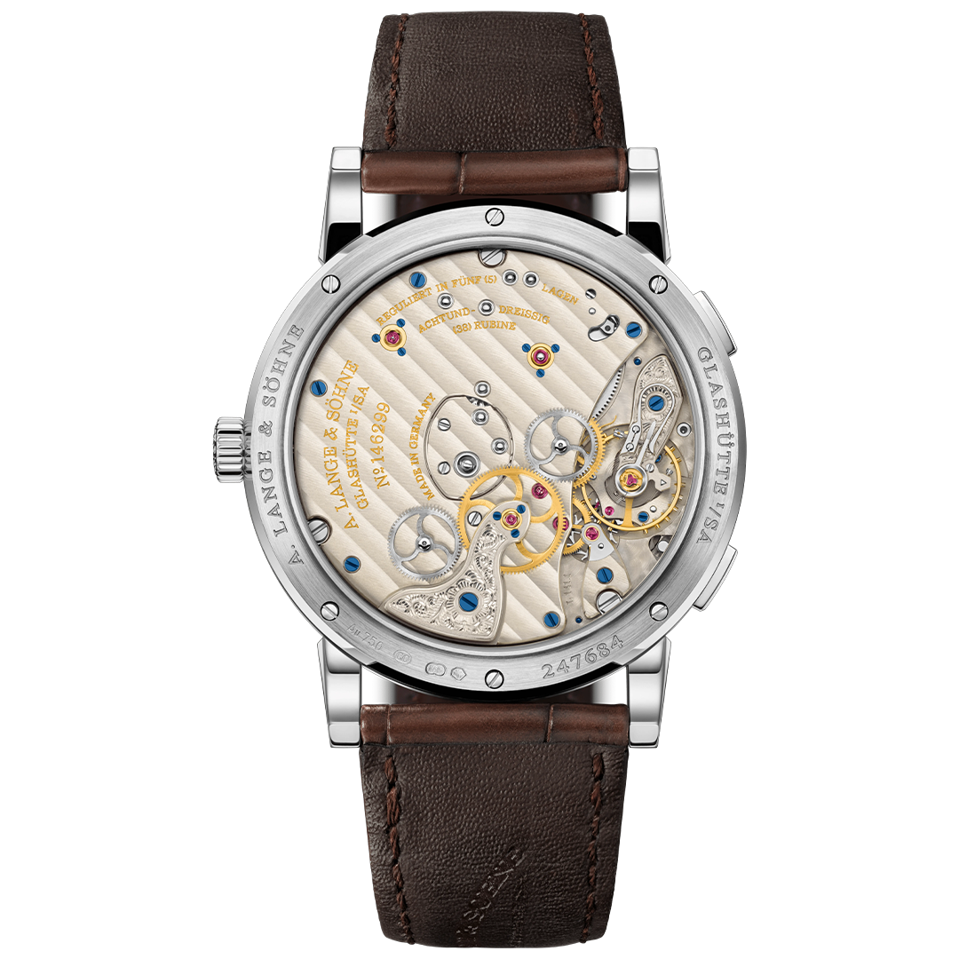 Watch in white gold LANGE 1 TIME ZONE A lange sohne