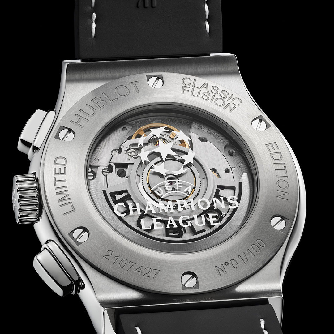 Watch in titanium Classic Fusion Chronograph UEFA Champions League Titanium Hublot