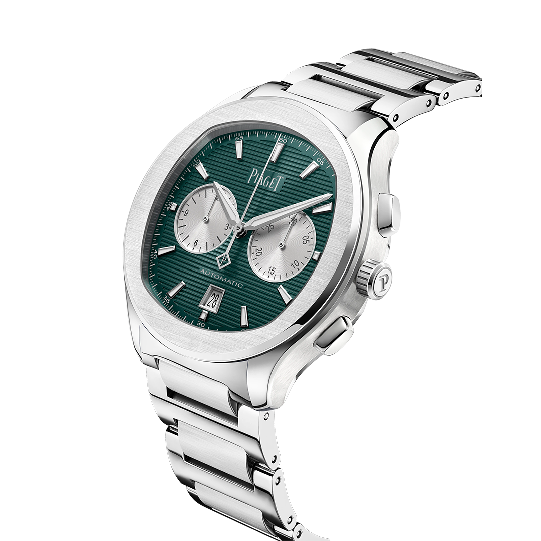 Watch in steel Piaget Polo Chronograph Piaget
