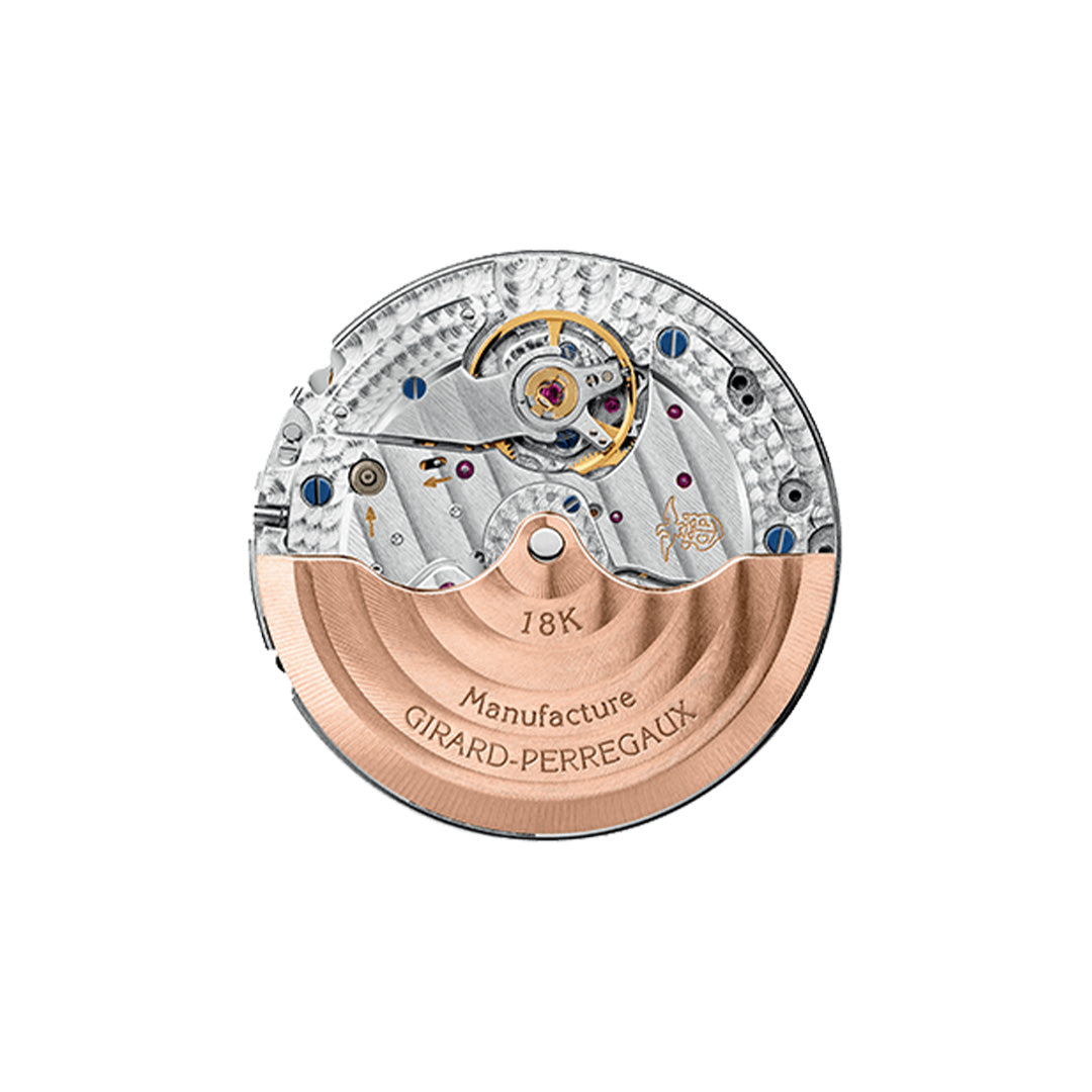 Watch in rose gold 1966 Full Calendar Girard perregaux