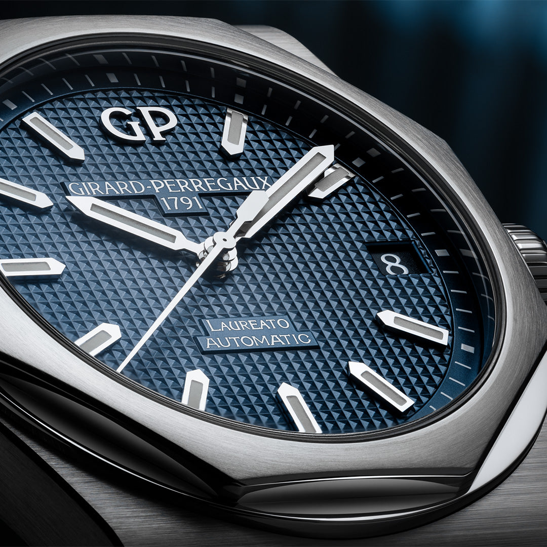 Orologio in acciaio Laureato Girard perregaux