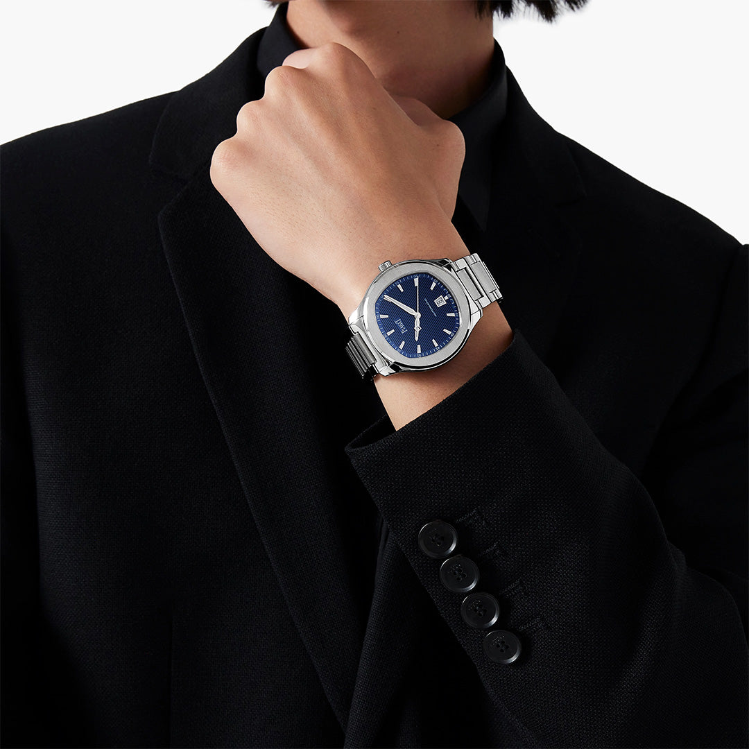 Watch in steel Piaget Polo Date Piaget