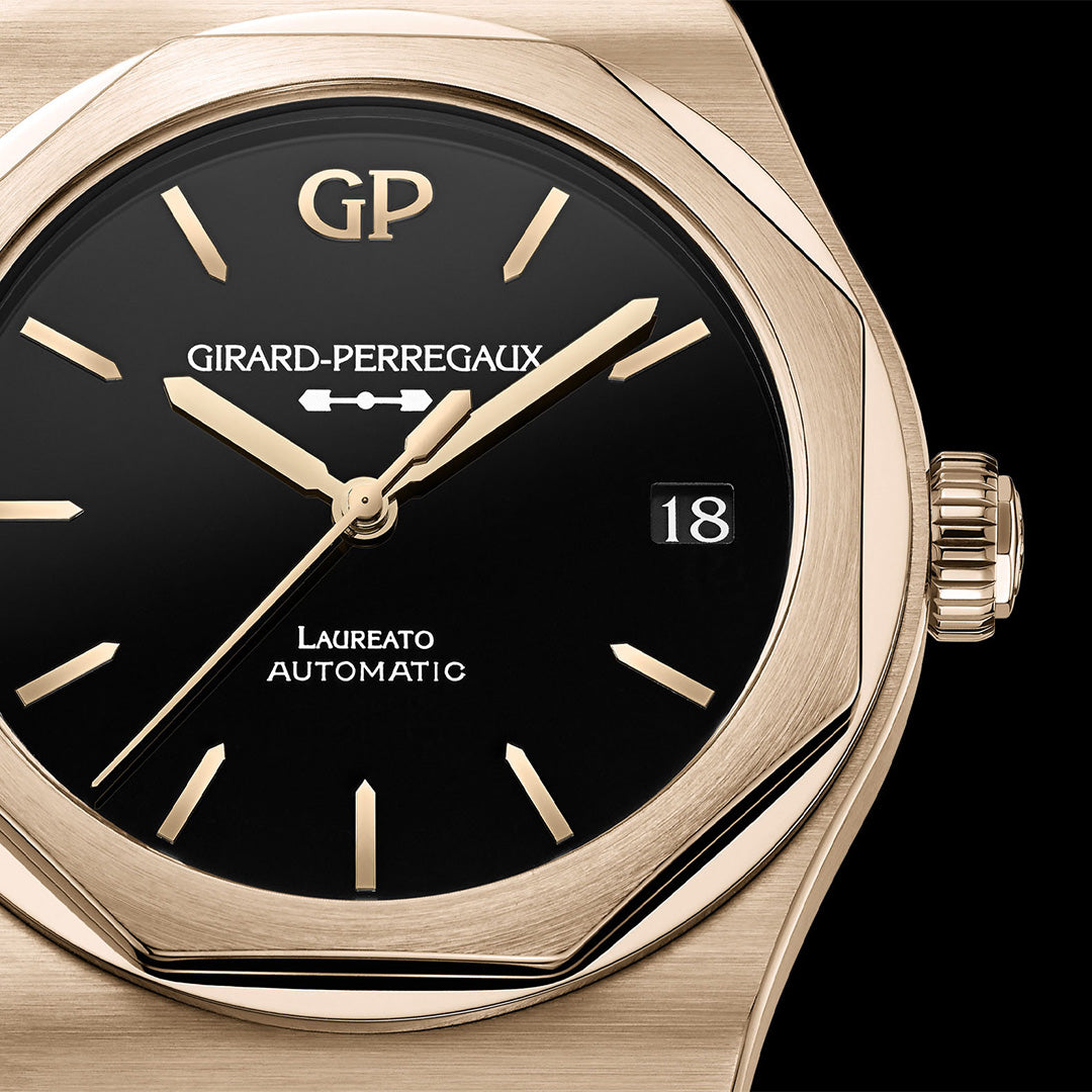 Watch in rose gold Laureato Girard perregaux