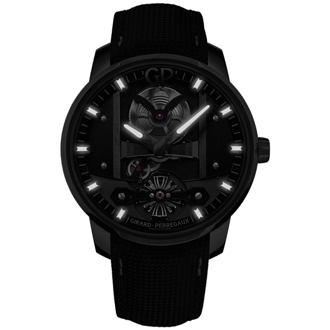 Watch in steel Bridges Free Bridge Girard perregaux