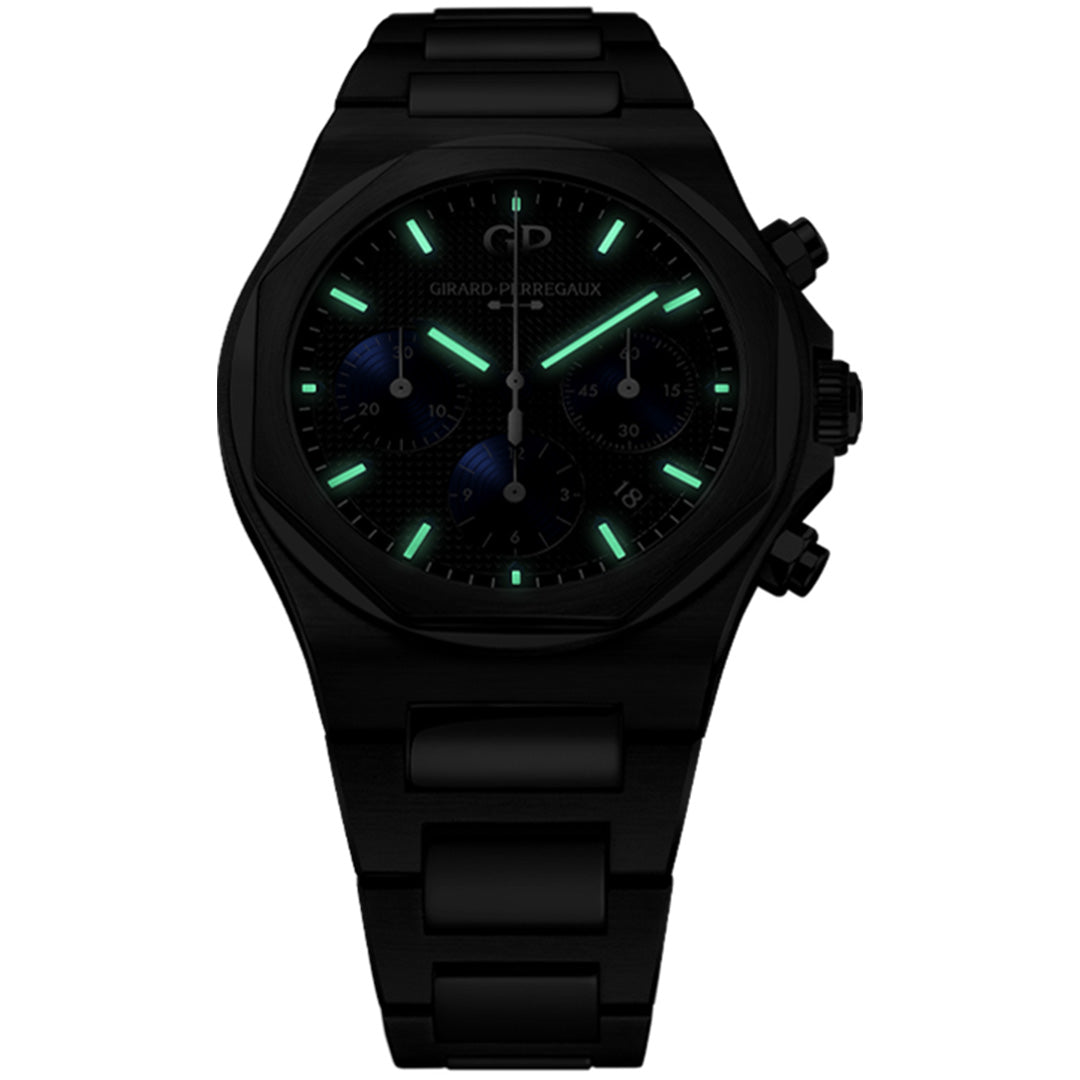 Watch in steel Laureato Chronograph  Girard perregaux