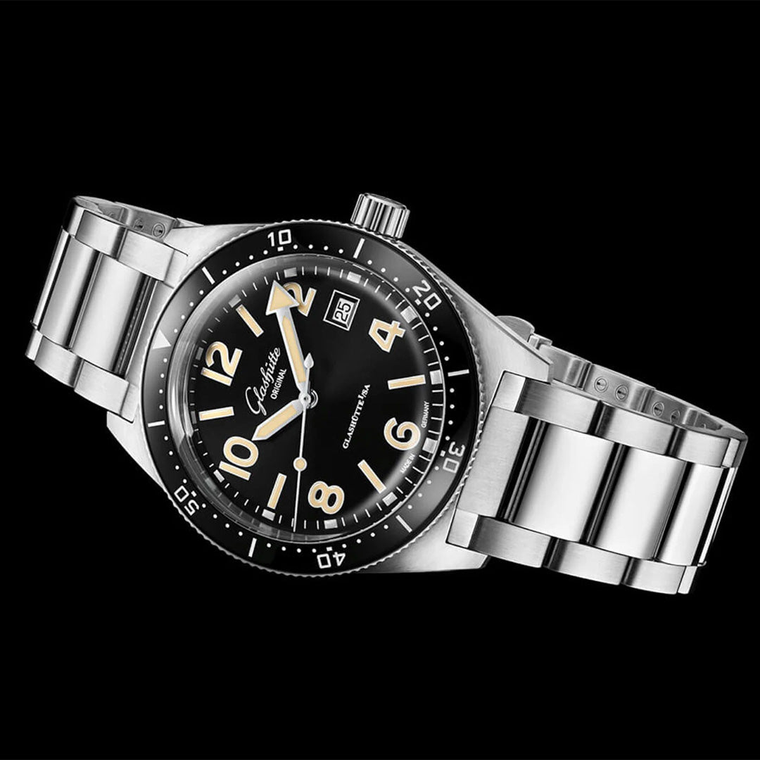 Watch in steel SeaQ Glashutte original