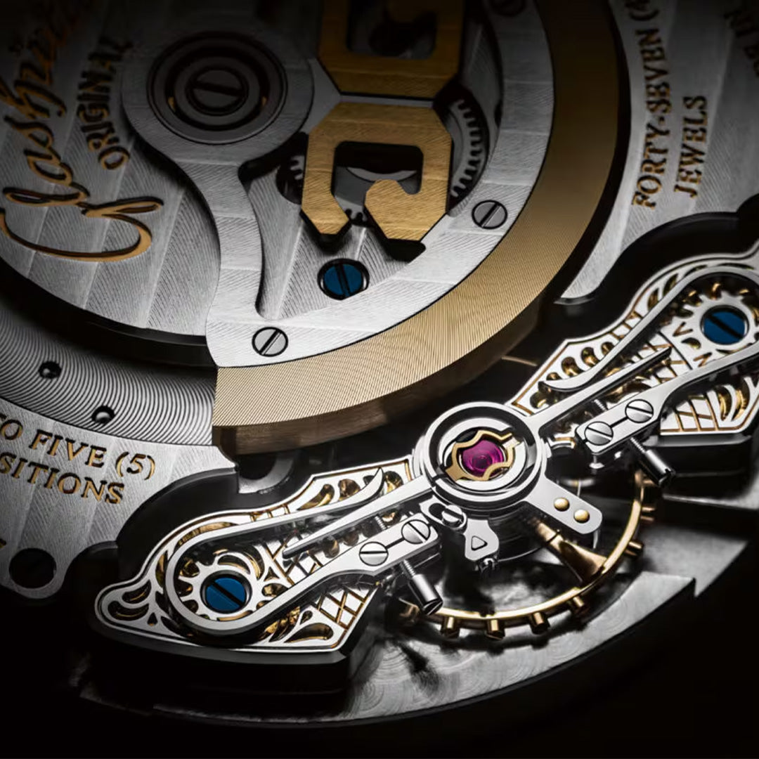 Watch in steel PanoMaticLunar Glashutte original