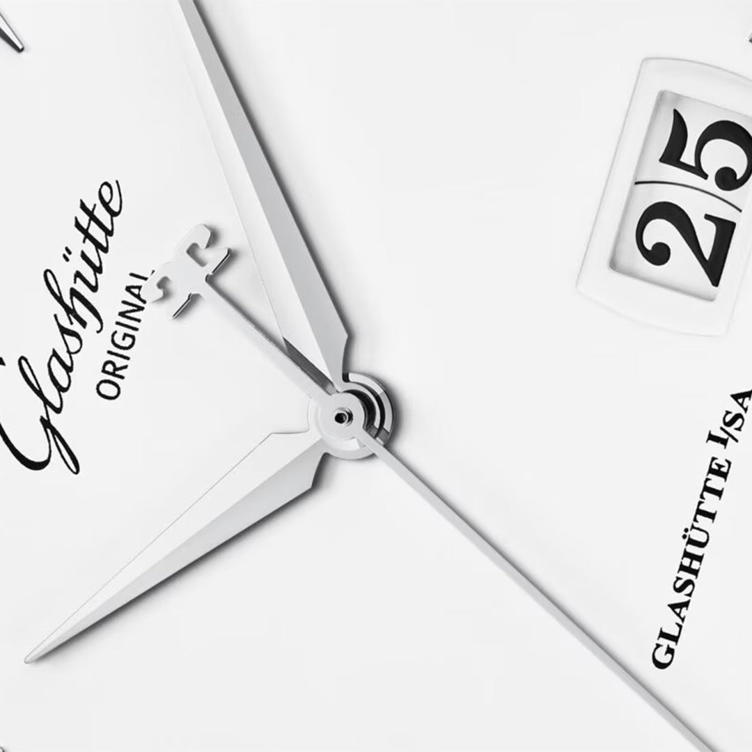 Watch in steel Senator Excellence Date Panorama Glashutte original