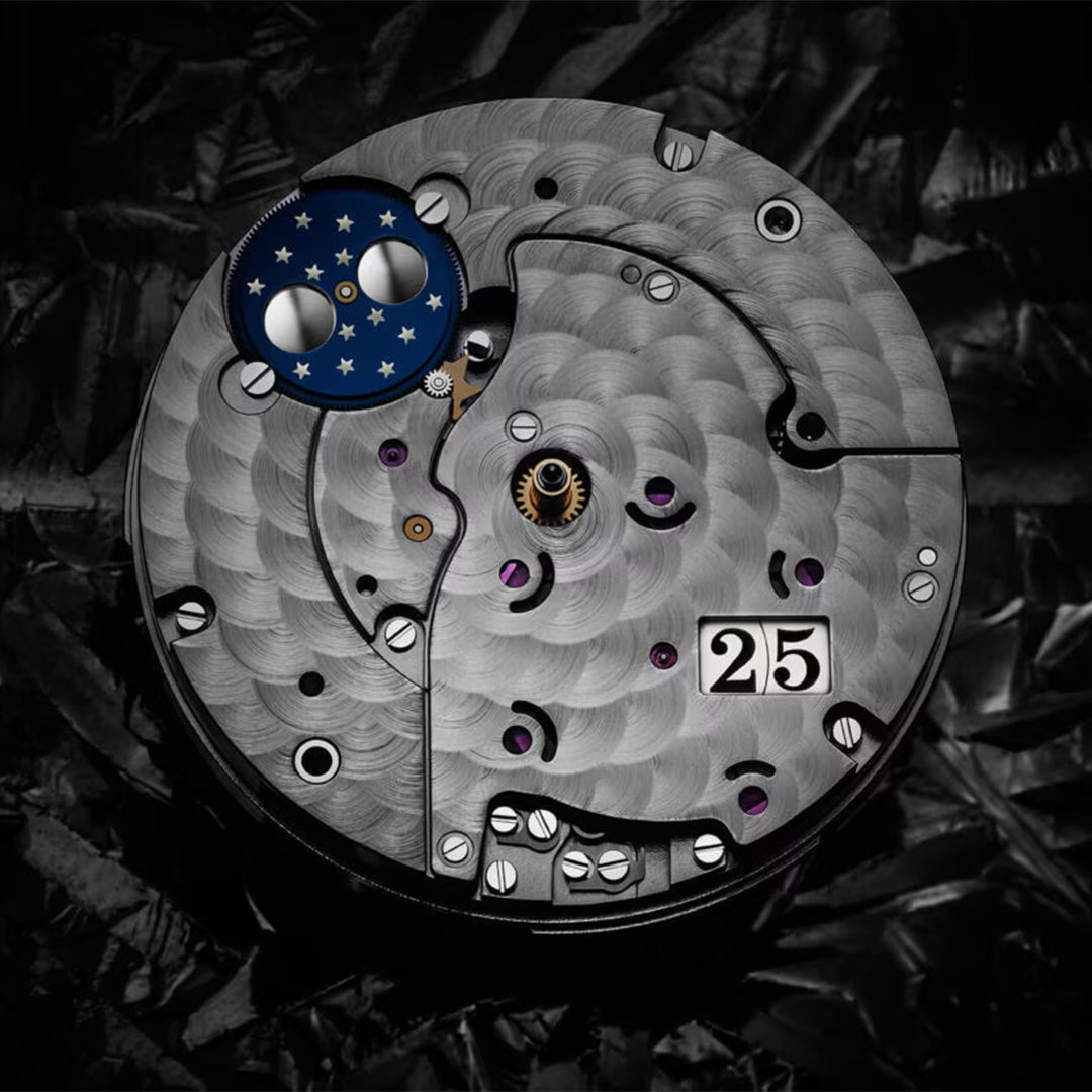 Watch in steel Senator Excellence Panorama Date Moon Phase Glashutte original