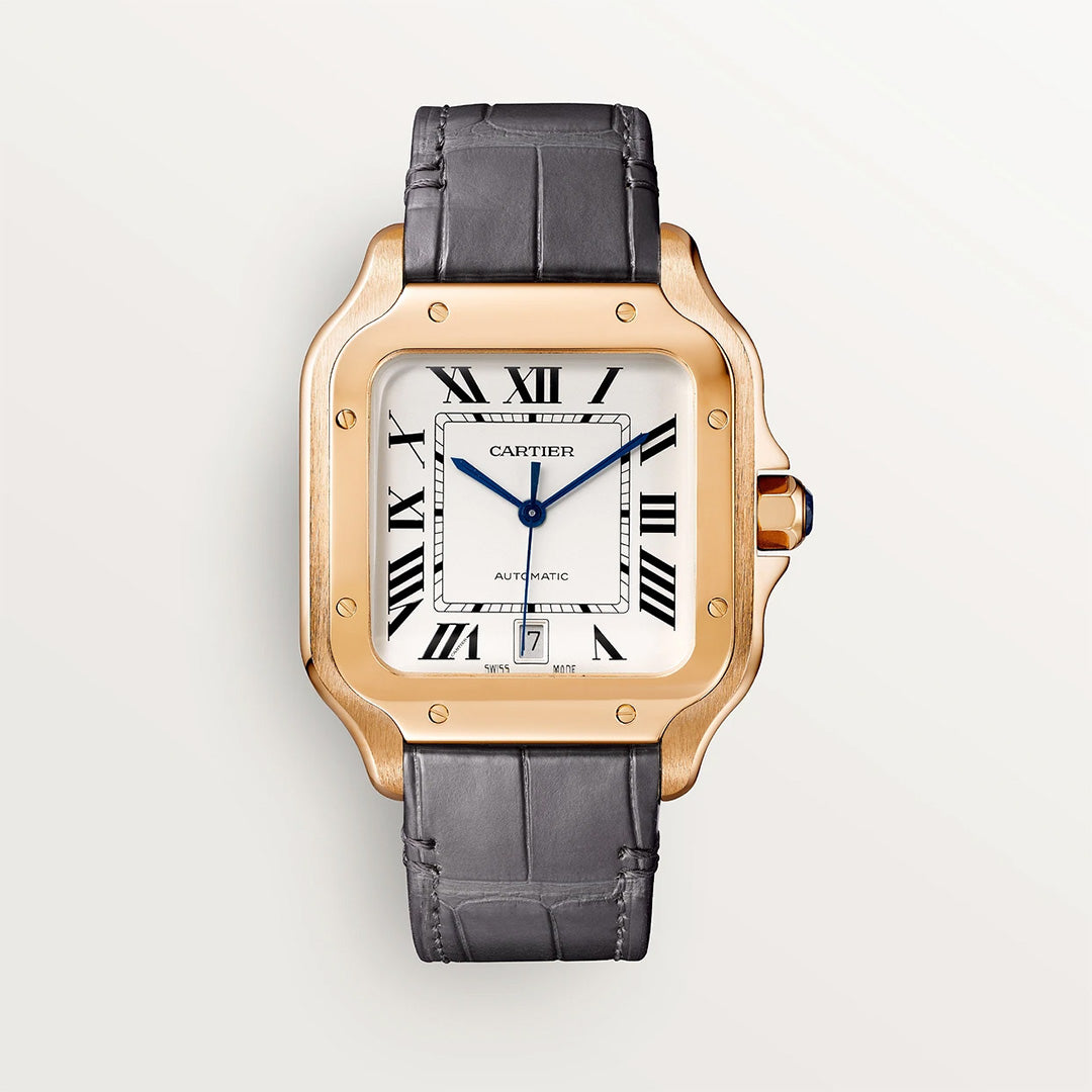 Orologio in oro rosa Santos de Cartier Cartier