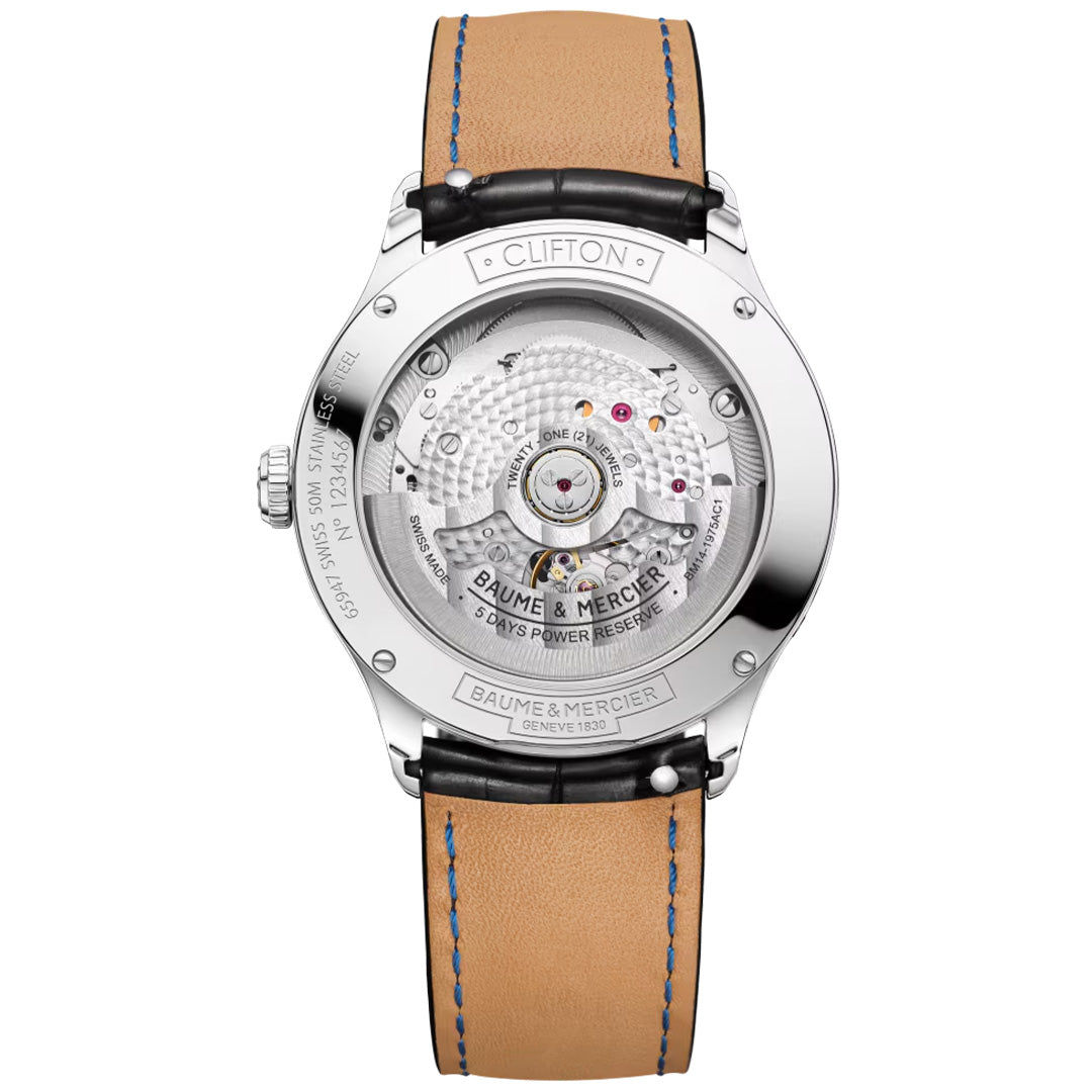 Orologio in acciaio Clifton Baume et mercier