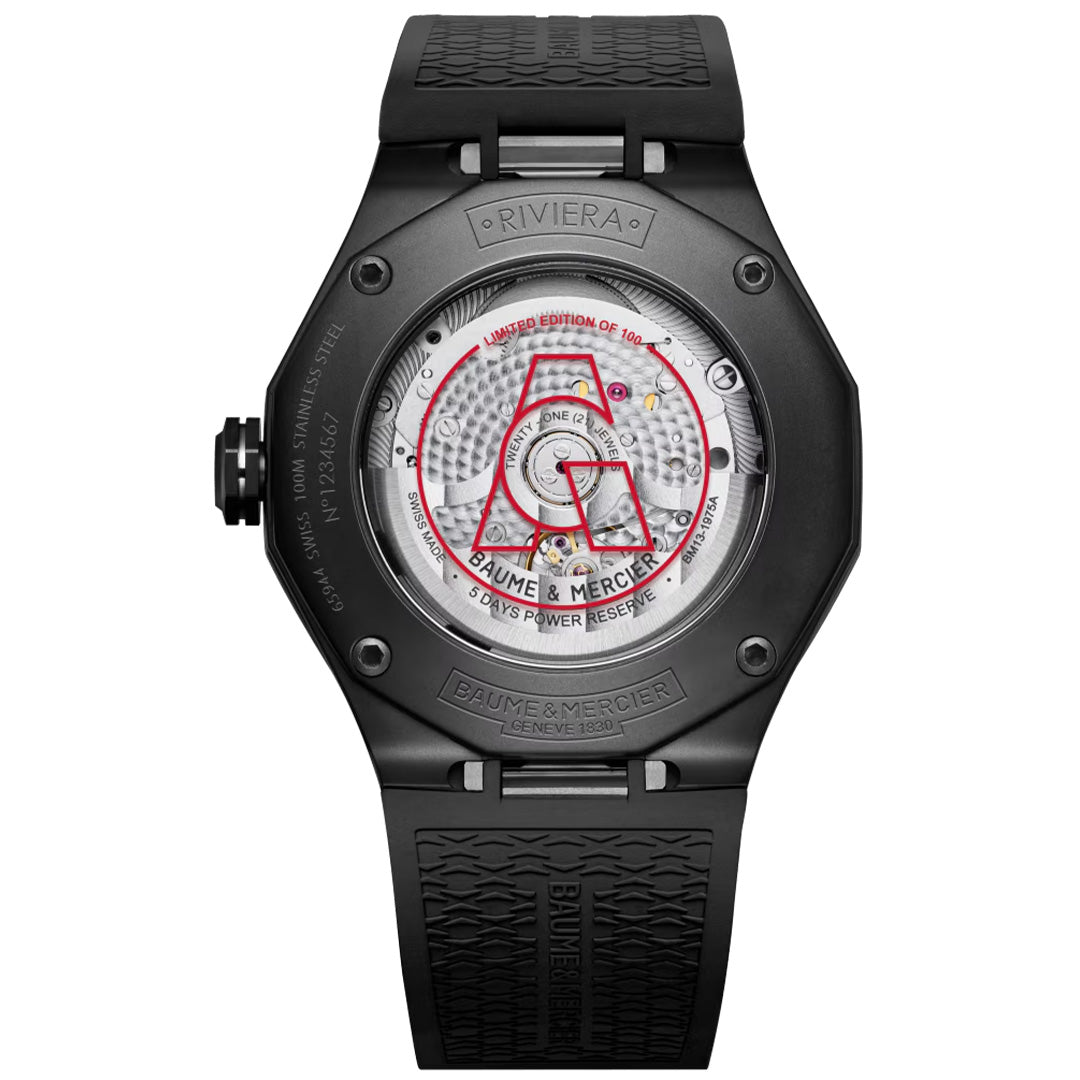 Watch in steel Riviera Baume et mercier