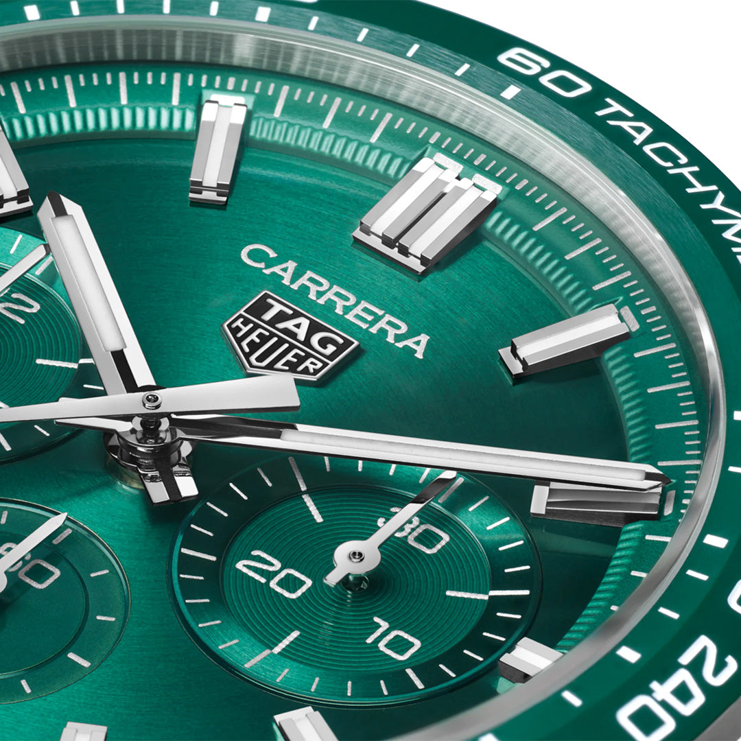 Orologio in acciaio Carrera Chronograph Tag heuer