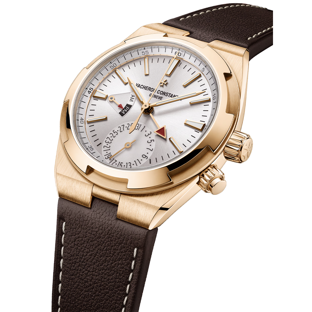 Orologio in oro rosa Overseas Dual Time Vacheron constantin