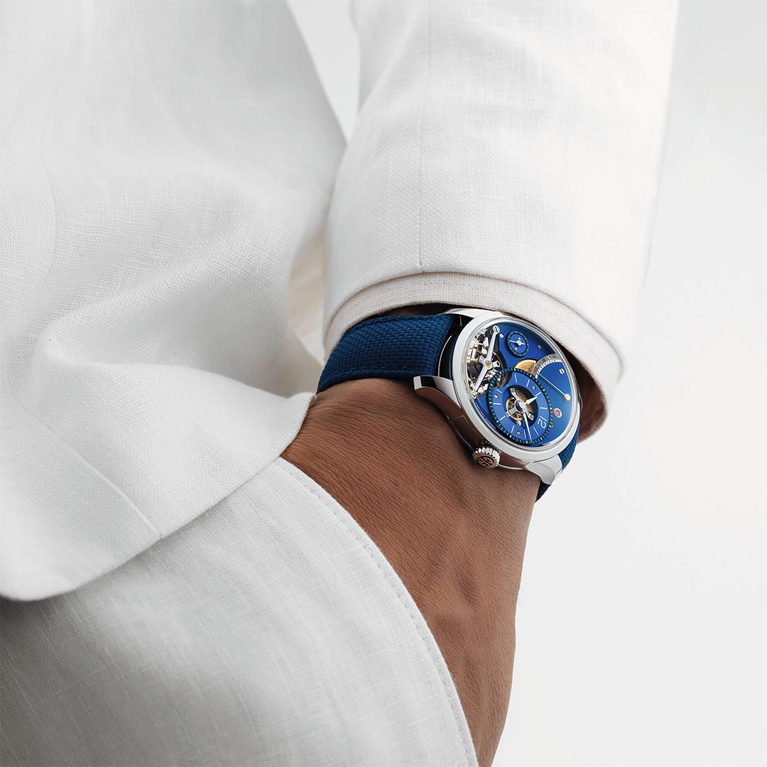 Watch in steel Balancier Contemporain Greubel forsey