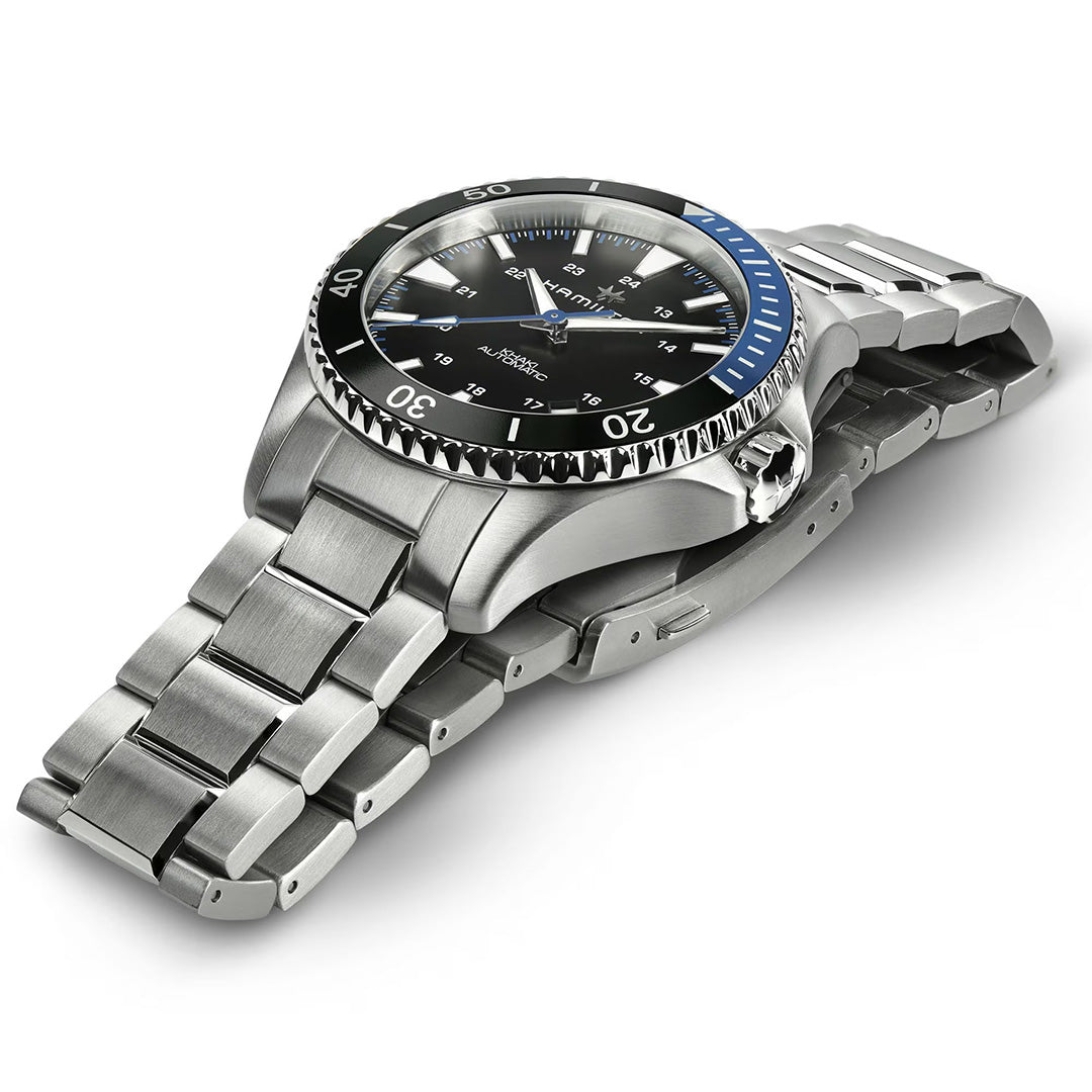 Orologio in acciaio Khaki Navy Scuba Auto Hamilton
