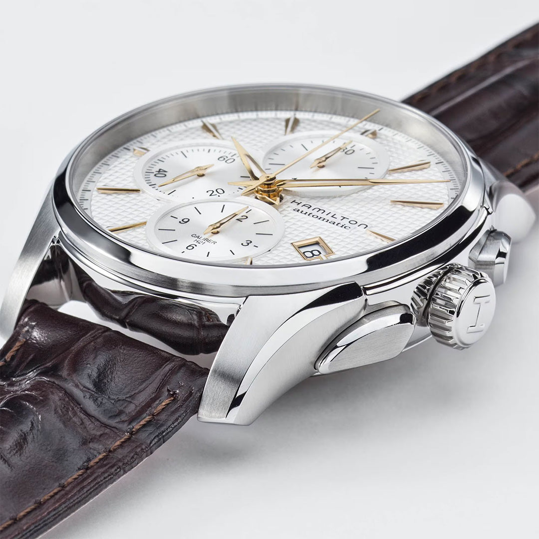 Watch in steel Jazzmaster Auto Chrono Hamilton