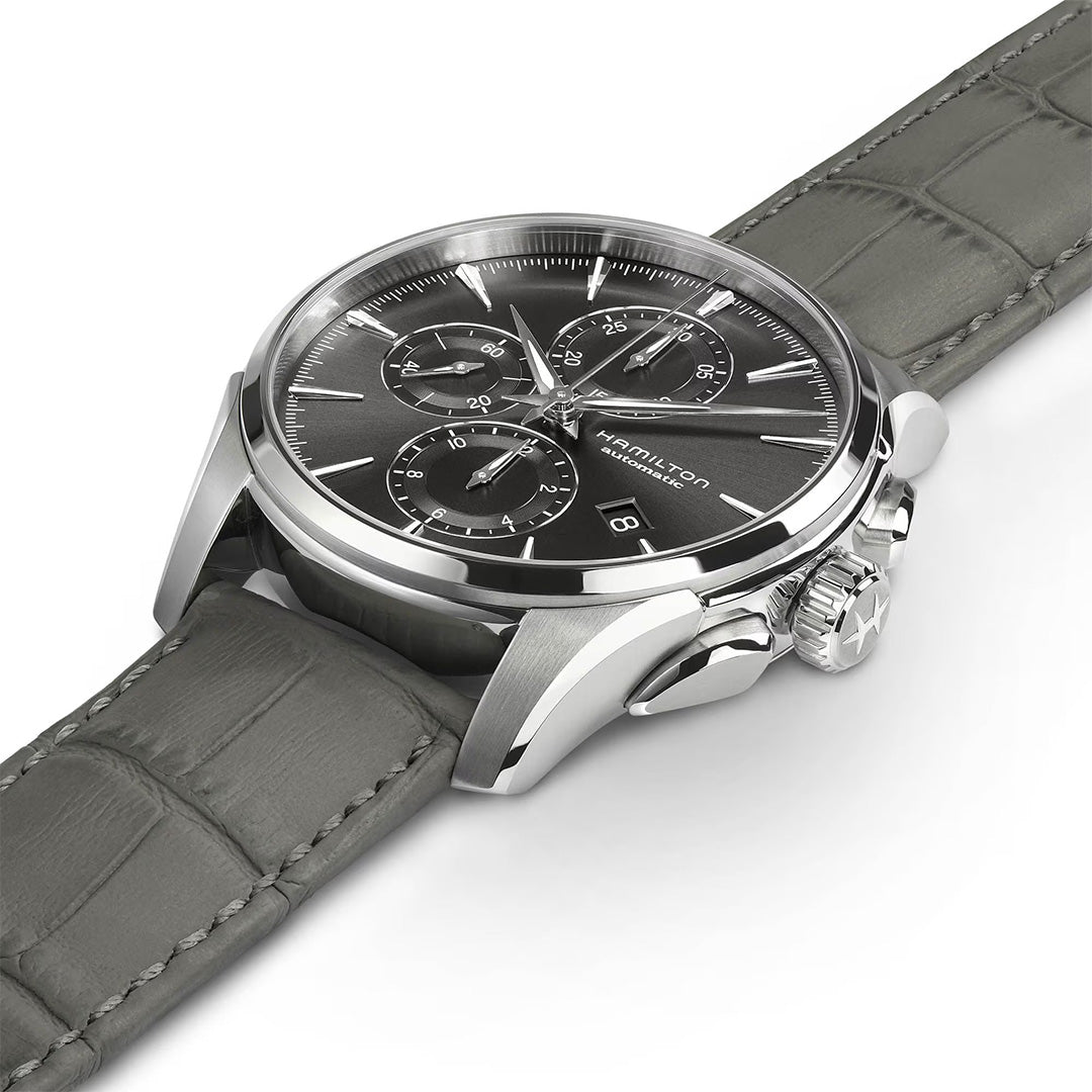 Watch in steel Jazzmaster Auto Chrono Hamilton