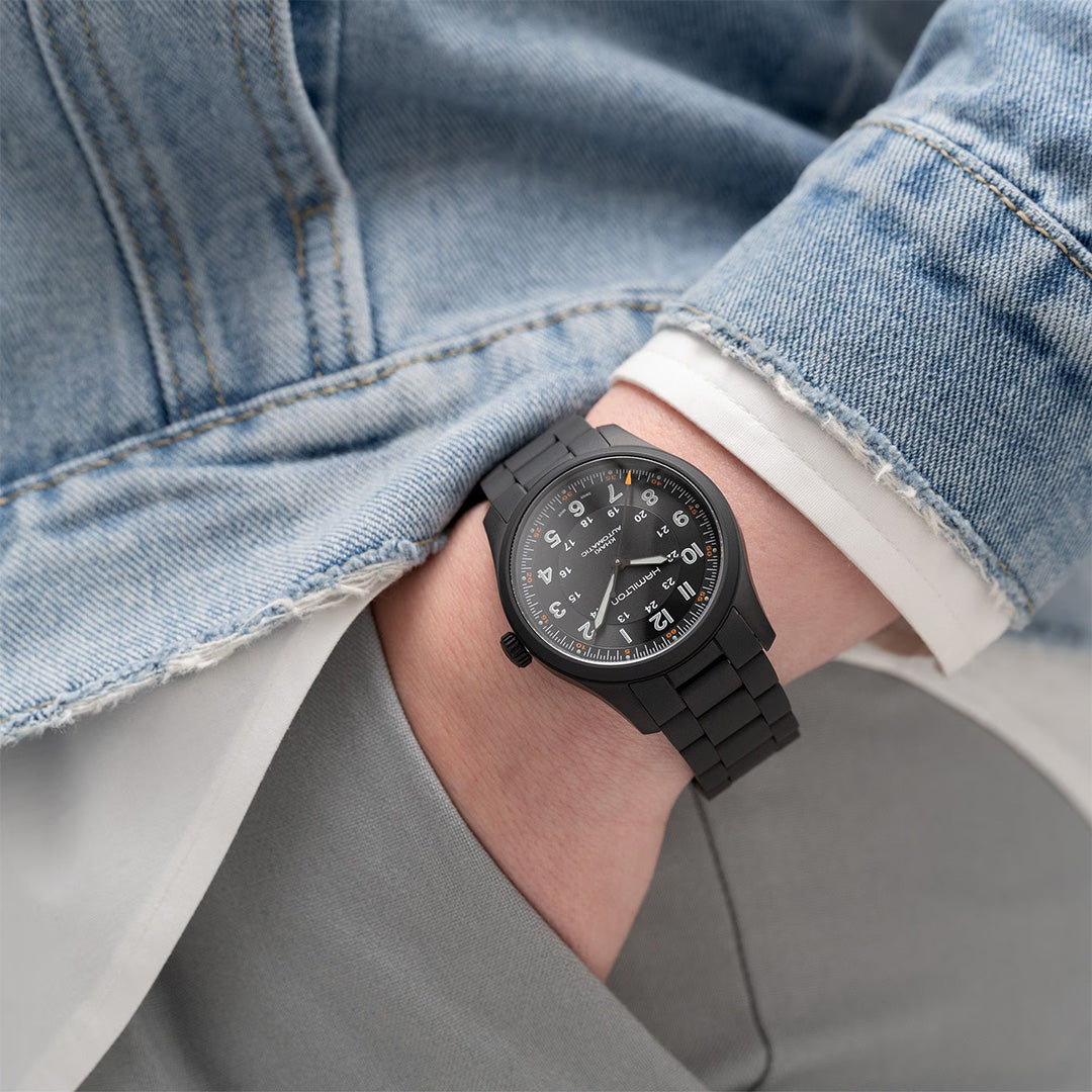 Orologio in titanio Khaki Field Titanium Auto Hamilton