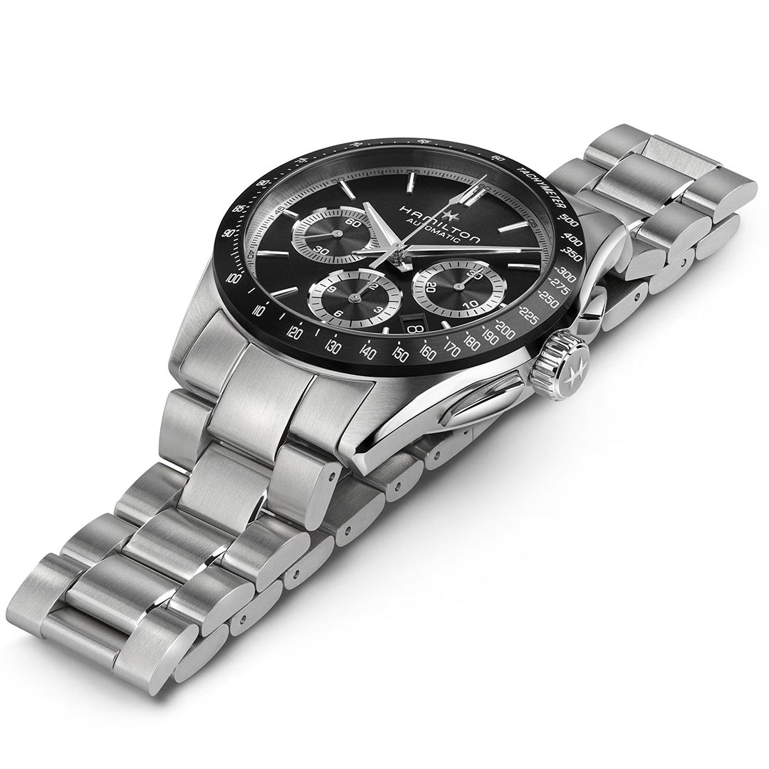 Orologio in acciaio Jazzmaster Performer Auto Chrono Hamilton