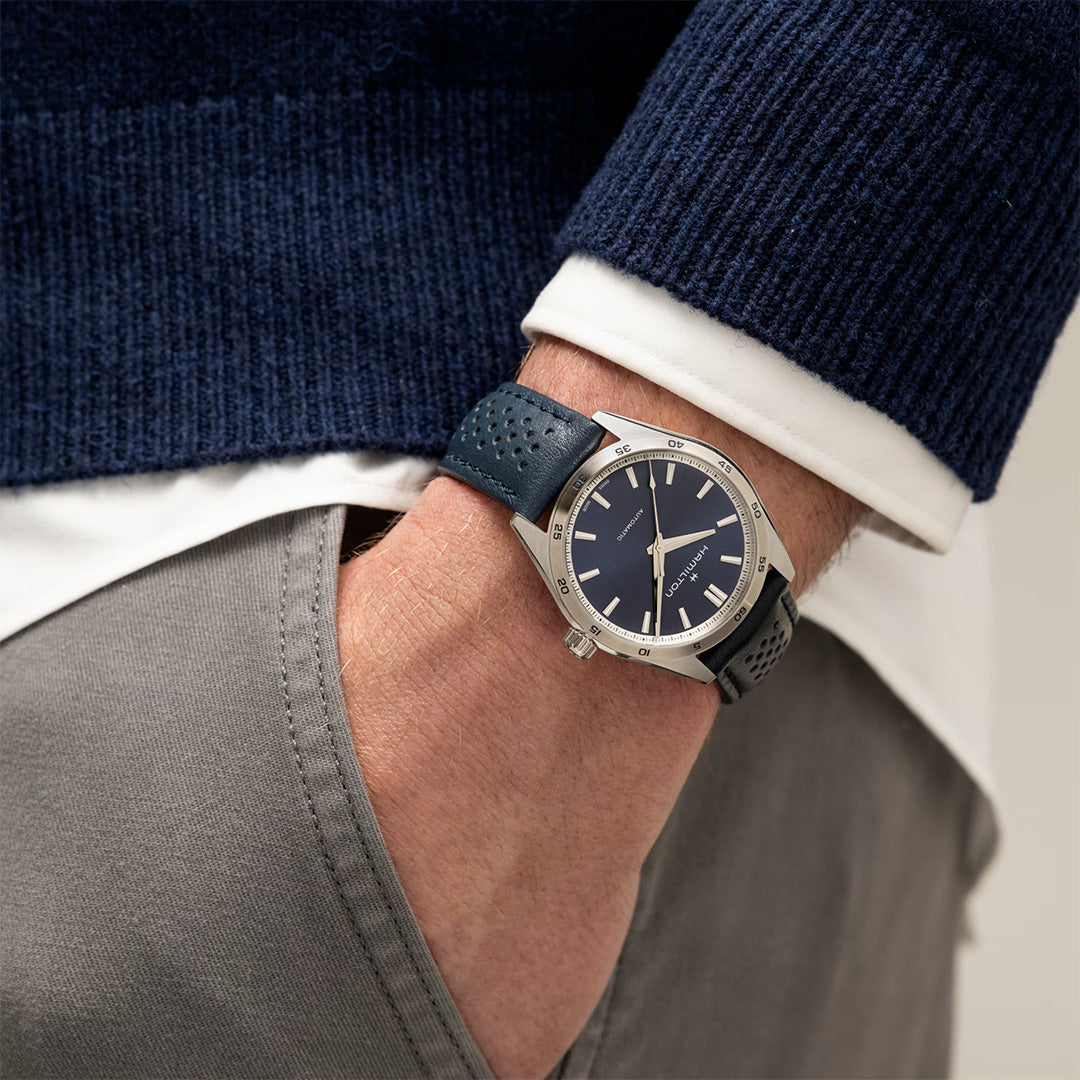 Watch in steel Jazzmaster Performer Auto Hamilton