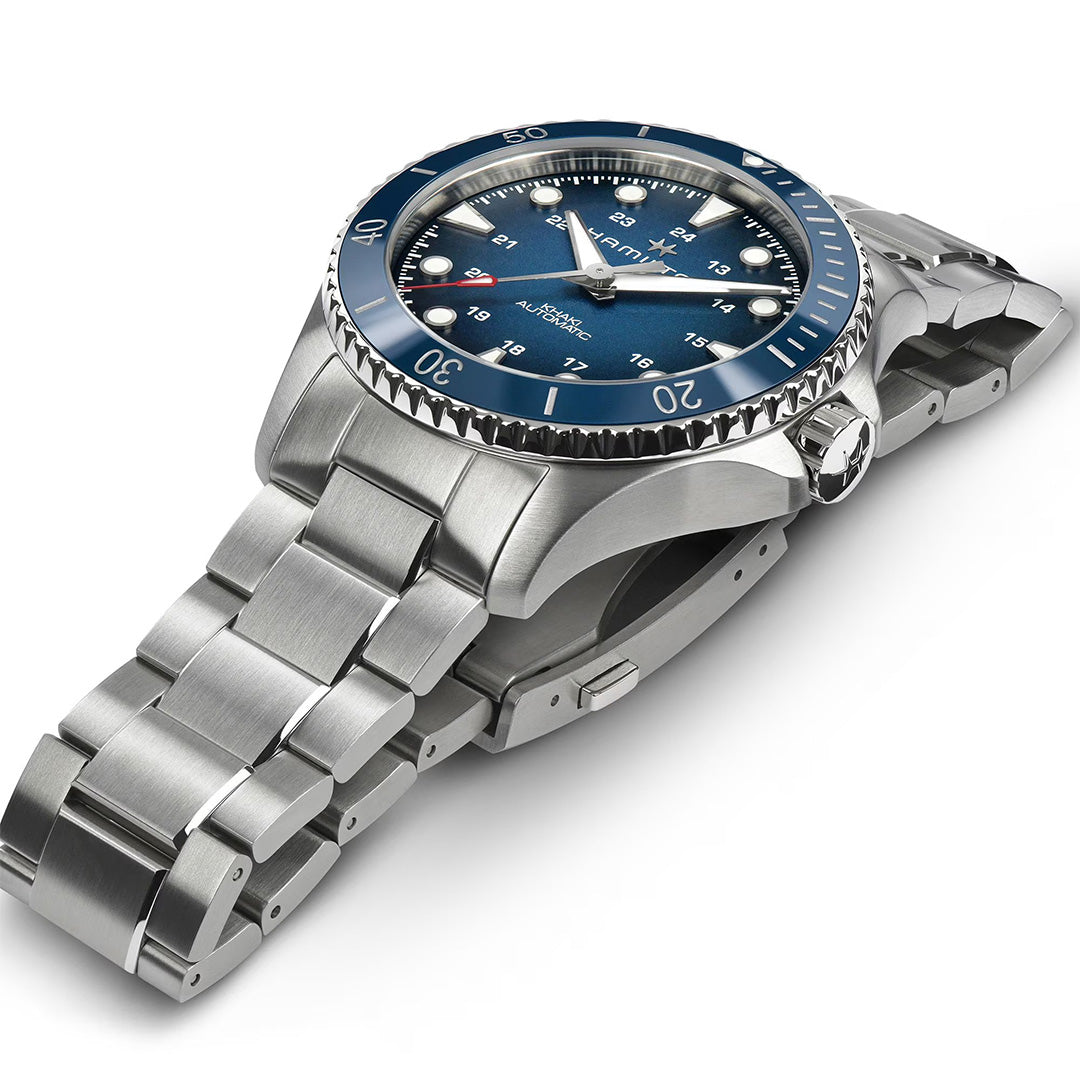 Orologio in acciaio Khaki Navy Scuba Auto Hamilton