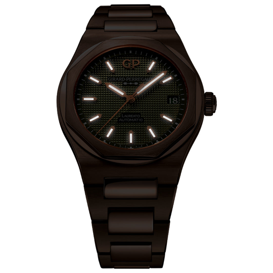 Orologio in oro rosa Laureato Girard perregaux