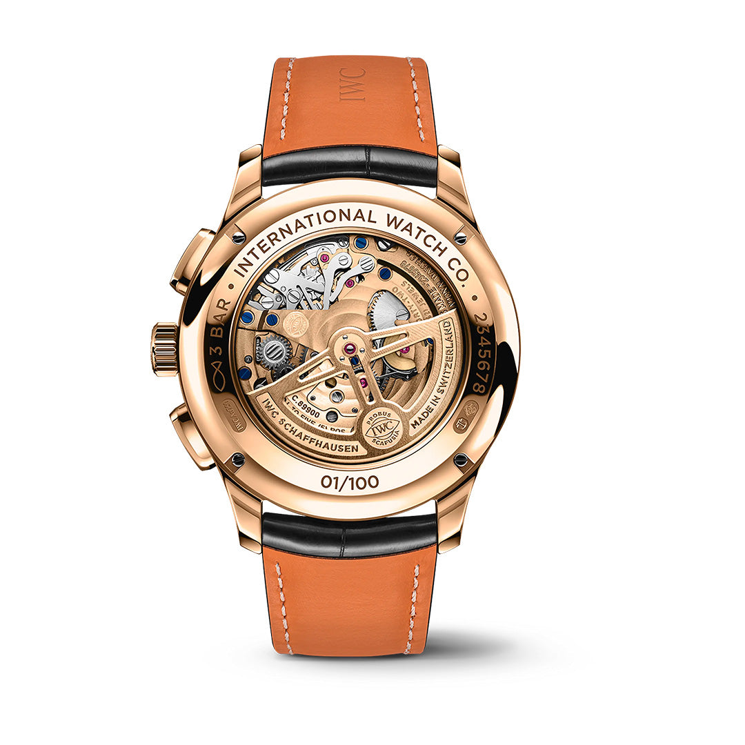 Orologio in armor gold Portugieser Tourbillon Rétrograde Chronograph Iwc