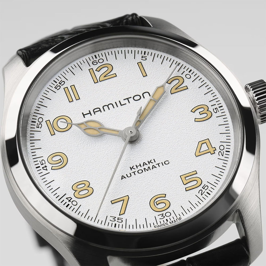 Orologio in acciaio Khaki Field Murph Hamilton
