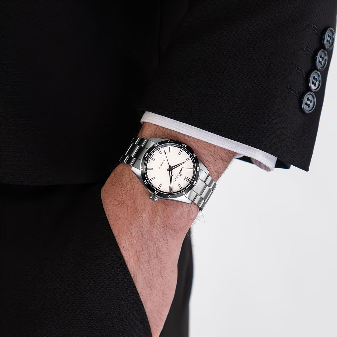 Watch in steel Jazzmaster Performer  Hamilton