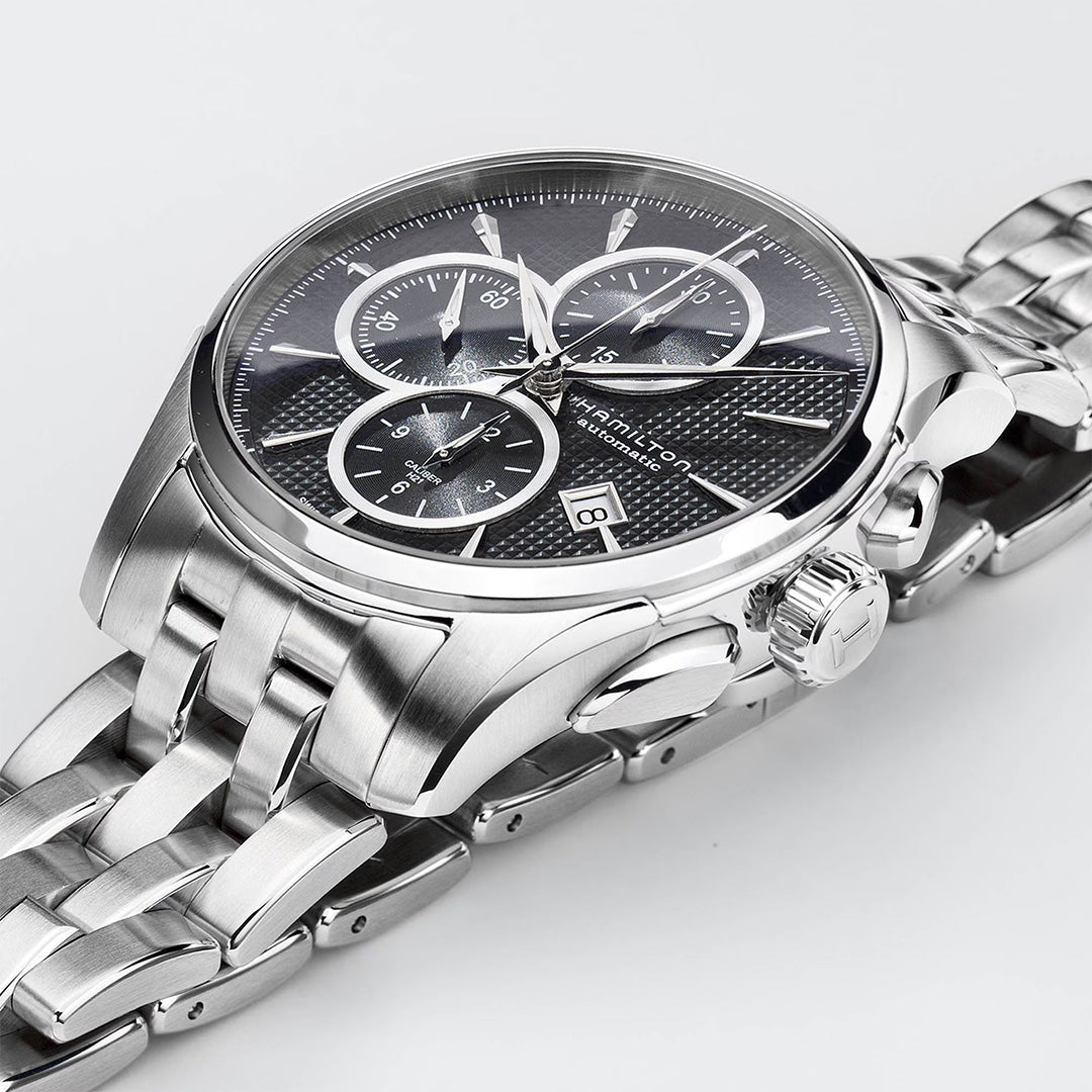 Orologio in acciaio Jazzmaster Chrono Hamilton