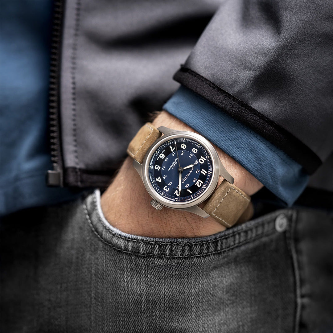 Orologio in titanio Khaki Field Titanium Auto Hamilton