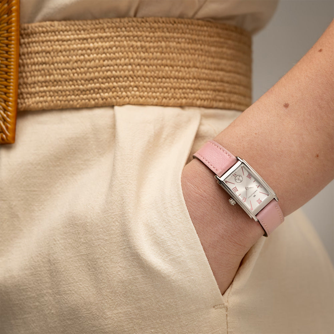 Watch in steel American Classic Ardmore Quartz Hamilton