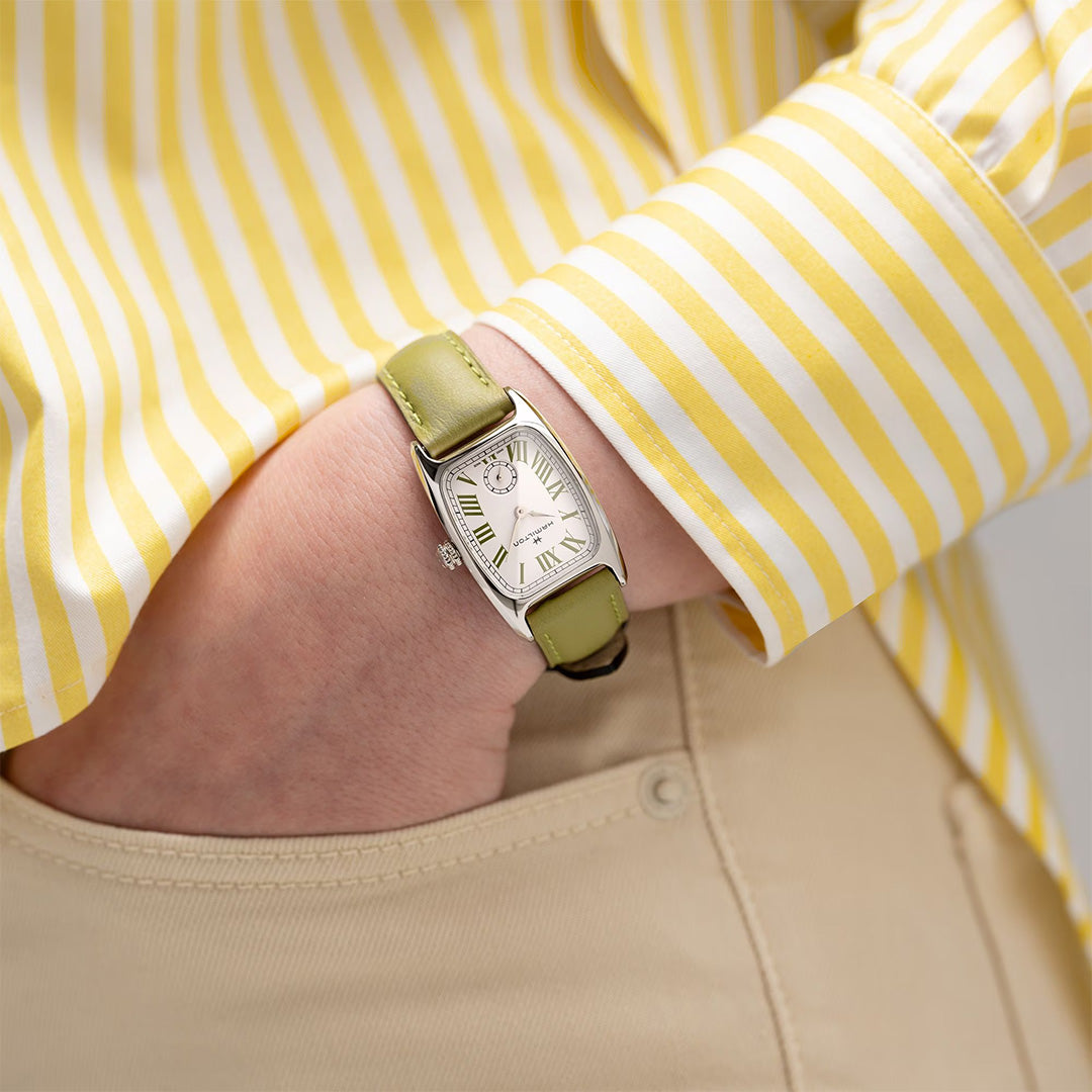 Watch in steel American Classic Hamilton