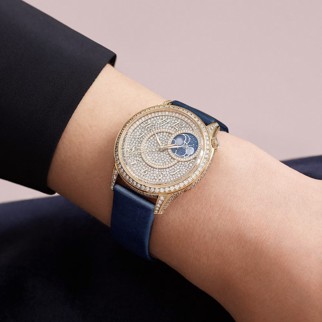 Orologio in oro rosa Égérie Fasi Lunari Vacheron constantin