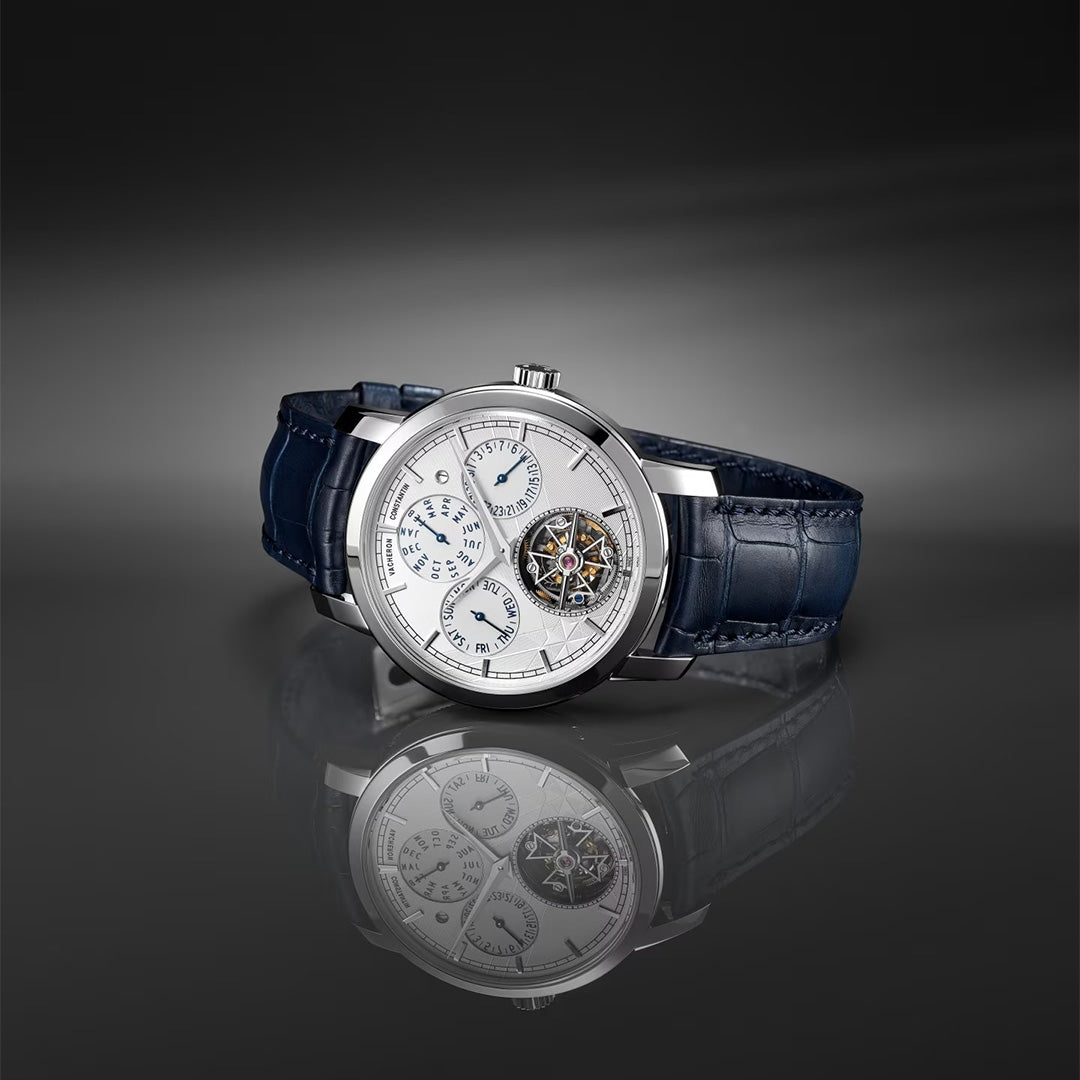 Watch in platinum Traditionnelle Tourbillon Perpetual Calendar Vacheron constantin