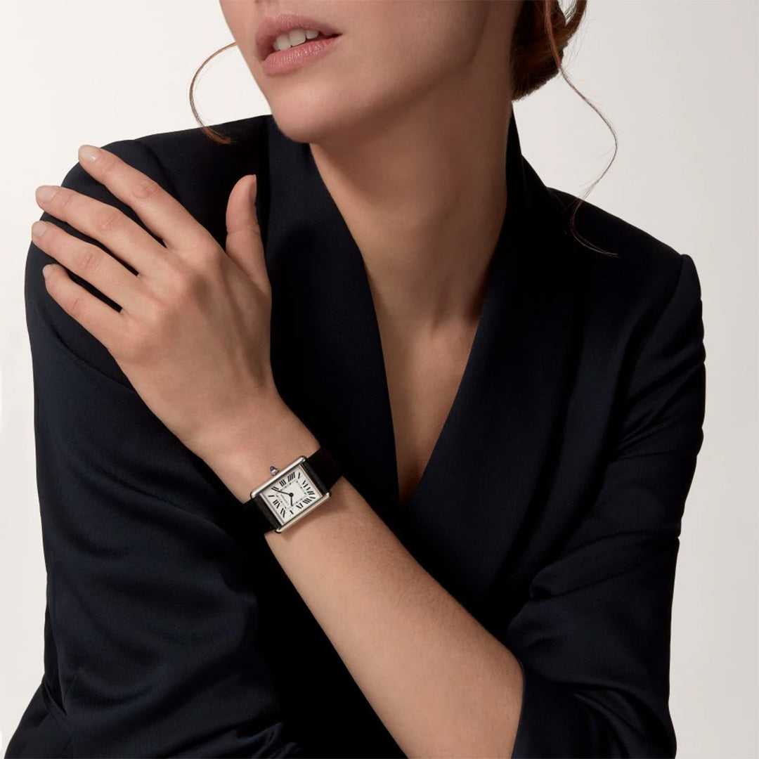 Watch in steel Tank Must Cartier