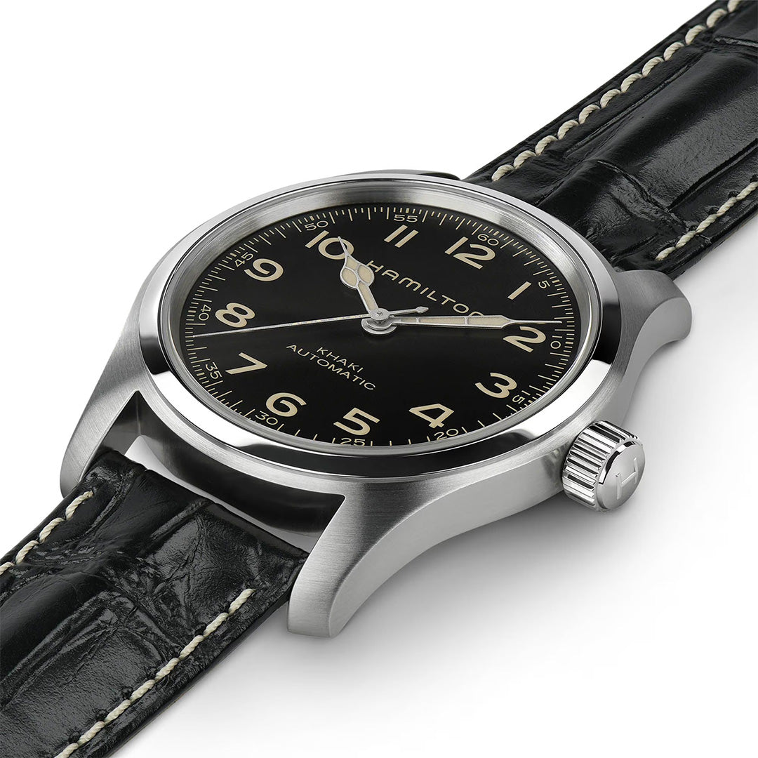 Orologio in acciaio Khaki Field - Murph Auto Hamilton