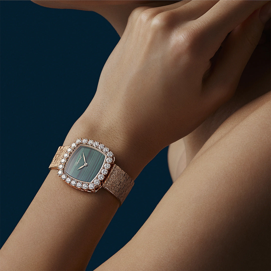 Watch in rose gold L'Heure du Diamant Chopard