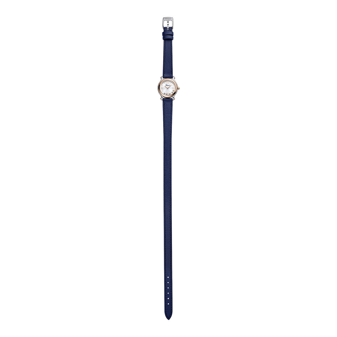 Orologio in acciaio e oro rosa Happy Sport Chopard