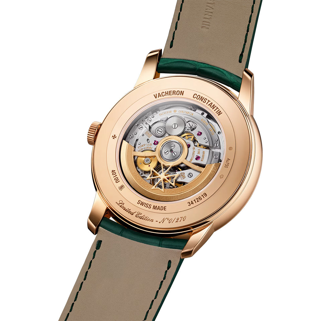 Orologio in oro rosa Patrimony Fasi Lunari Data Retrograda Vacheron constantin