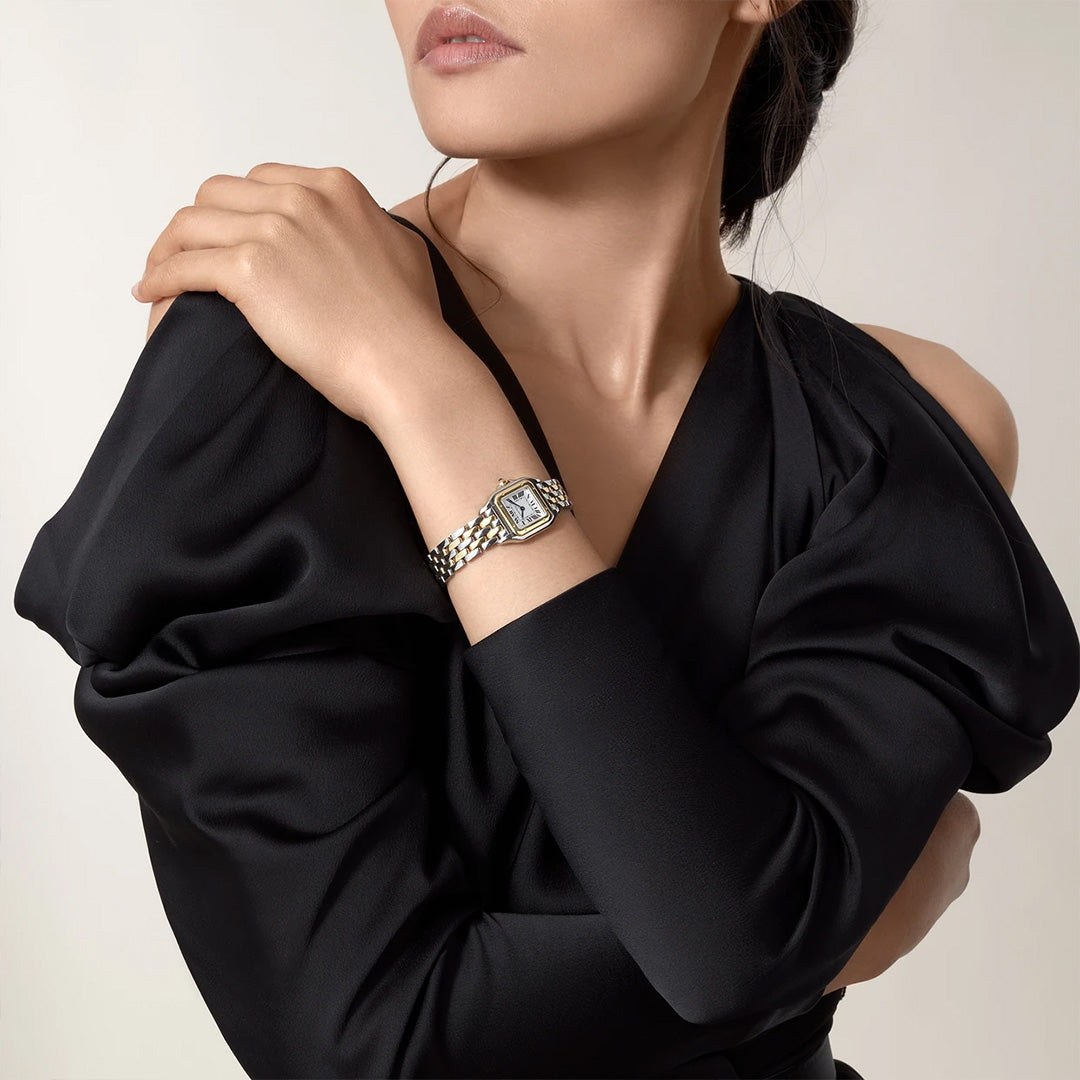 Watch in steel and yellow gold Panthère de Cartier Cartier