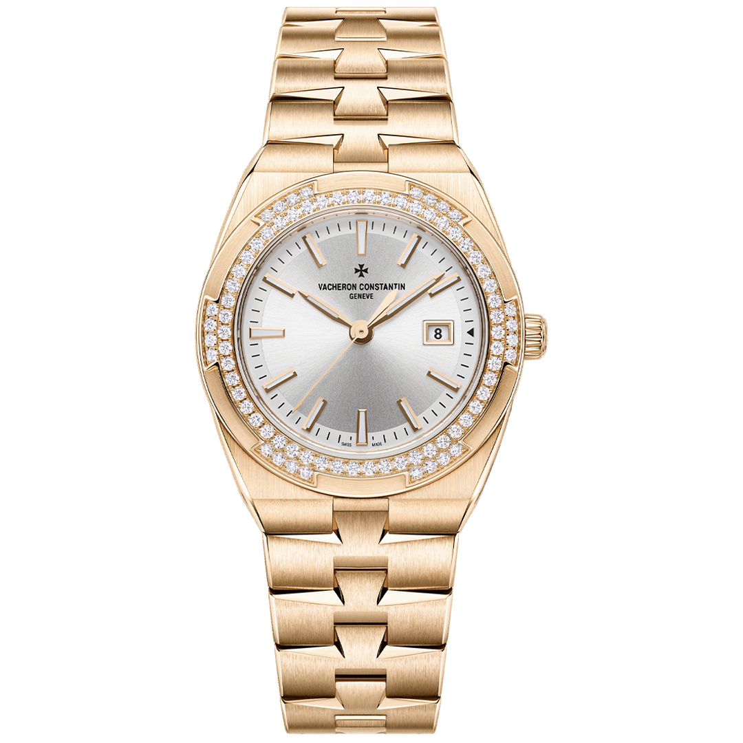 Orologio in oro rosa Overseas Quarzo Vacheron constantin