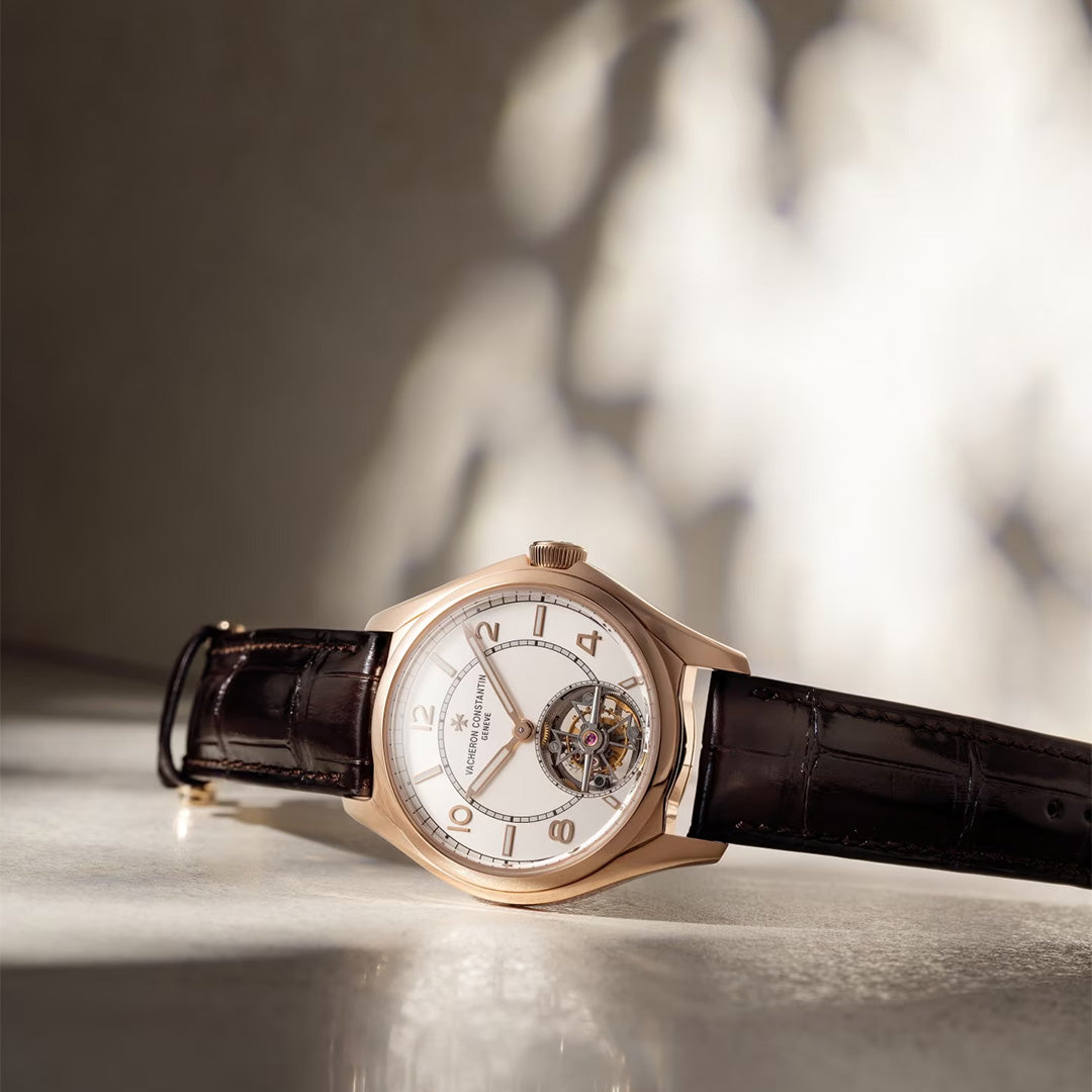 Orologio in oro rosa Fiftysix Tourbillon Vacheron constantin