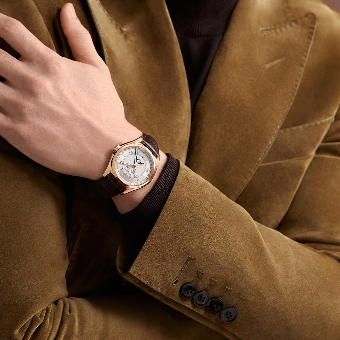 Orologio in oro rosa Fiftysix Calendario Completo Vacheron constantin